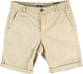 Garcia santo beige twill cotton stretch chino short - Maat S