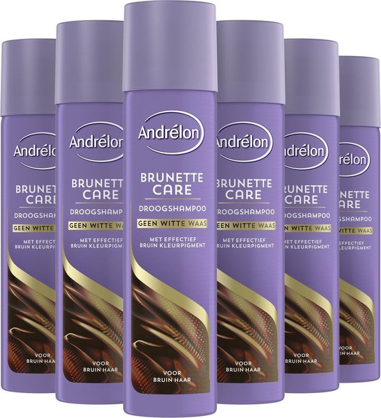 Andrelon Droogshampoo Brunette Care - 6 x 245 ml - Voordeelverpakking |  bol.com
