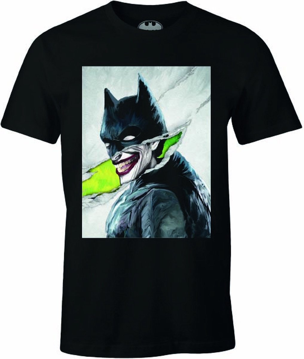 DC Comics - Batman - Black Men's T-shirt - The Joker disguised in Batman - S