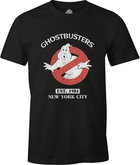 Ghostbusters - Black Men's T-shirt New York City - XL