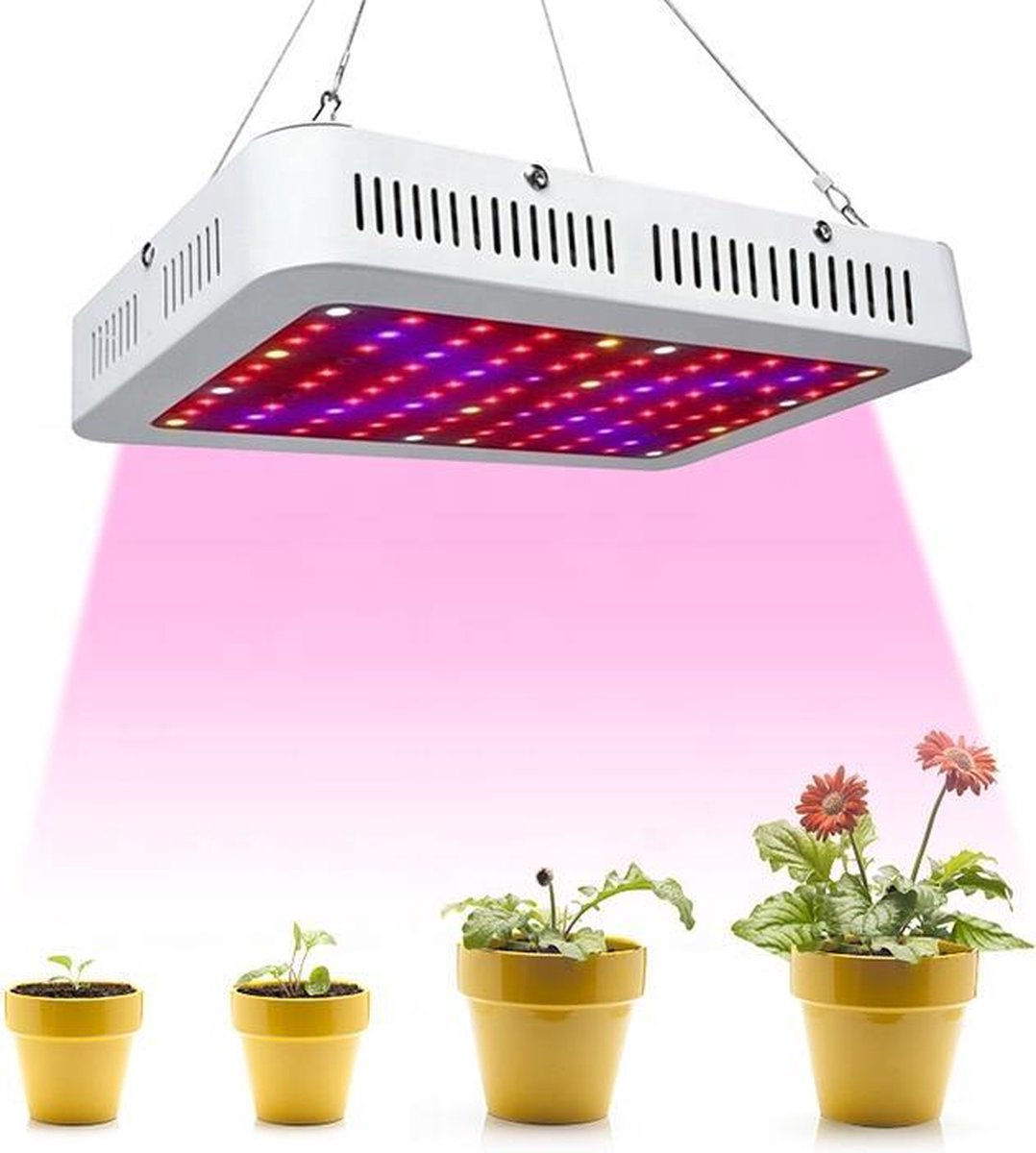Led Groeilamp Kweeklamp Full Spectrum Blauw/Rood Voor Binnen 11.000 LM 1000W