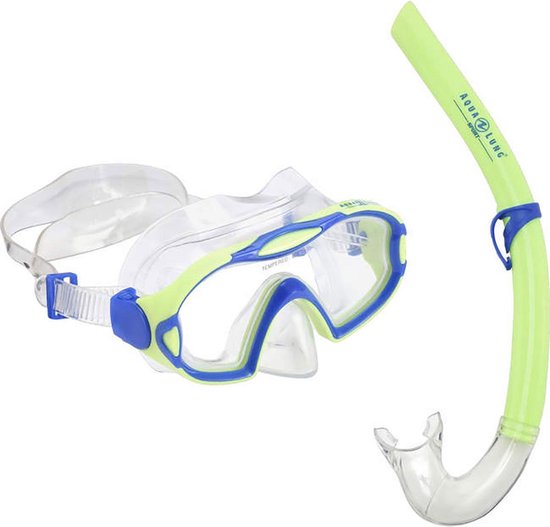 AQUA LUNG SPORT Combo Mix Schnorchelset Blau Größe S - Maske Und Schnorchel Set