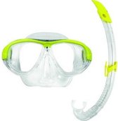 Aqua Lung Sport Coral LX + Airflex LX - Snorkelset - Volwassenen - Geel