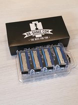 BB-Shave-Voordelige navulverpakking-4 x 5 Blade RVS Scheermes-Gehard Staal-Makkelijk Schoonmaken-Voor Ieder Gender