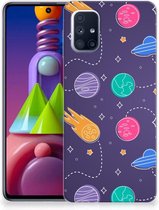 Telefoonhoesje Geschikt voor Samsung Galaxy M51 Doorzichtig Hoesje Ruimte