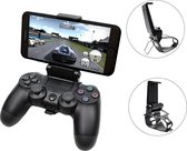 DrPhone KHC 2 in 1 Smartphone Klemhouder & Standhouder voor PS4 Controller Dualshock (verbinding met bluetooth mogelijk)