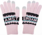 Robin Ruth Handschoenen  Vrouwen  Amsterdam roze smart touch