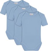 Link Kidswear Jongens Rompertje GOTS - Baby Blauw - Maat 62/68