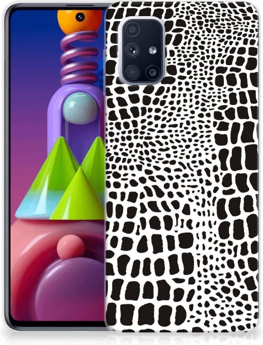 Samsung Galaxy M51 TPU Hoesje Slangenprint