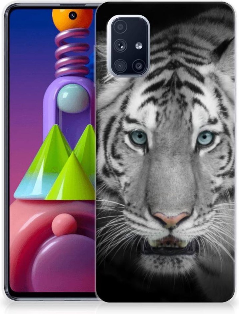 Samsung Galaxy M51 TPU Hoesje Tijger