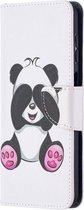 Panda agenda book case hoesje Telefoonhoesje geschikt voor Samsung Galaxy A12