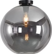 Plafondlamp Marino 40cm Titan - Ø40cm - E27 - IP20 - Dimbaar > plafoniere spiegel smoke glas | plafondlamp spiegel smoke glas | plafondlamp eetkamer spiegel smoke glas | plafondlam
