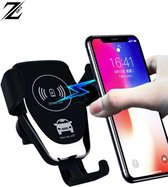 Zorix Telefoonhouder auto -Draadloos oplader Iphone en Samsung-Snel lader 10w-Universeel
