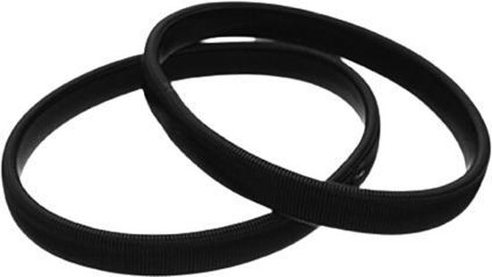 Porte-jarretelles - porte-jarretelles - 2 pièces - noir - noir - noir - support - bracelet