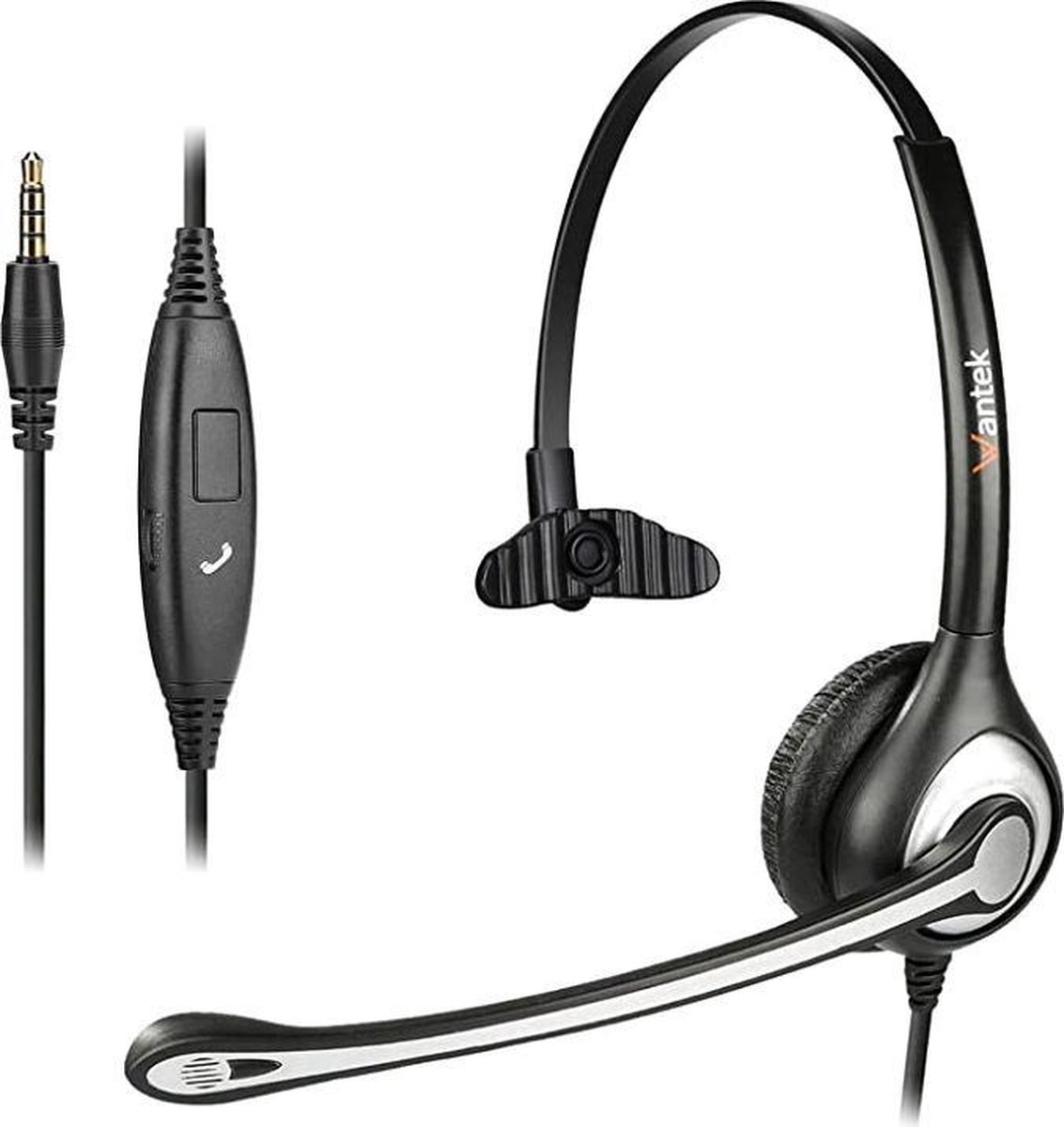headset met microfoon for laptop - Headset, Mobiele Telefoon met  microfoon,... | bol.com