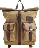 the British Bags Company Roll Top Rugzak Navigator Camel