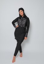 Burkini Diamond van MYKINY BRAND. Boerkini /Burqini. Hijab. Zwem set, Zwem vest. Zwem tuniek, zwem legging en zwem turban L