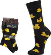 Socks4Fun – vrolijke sok – eend motief – 78% katoen - maat 36/41