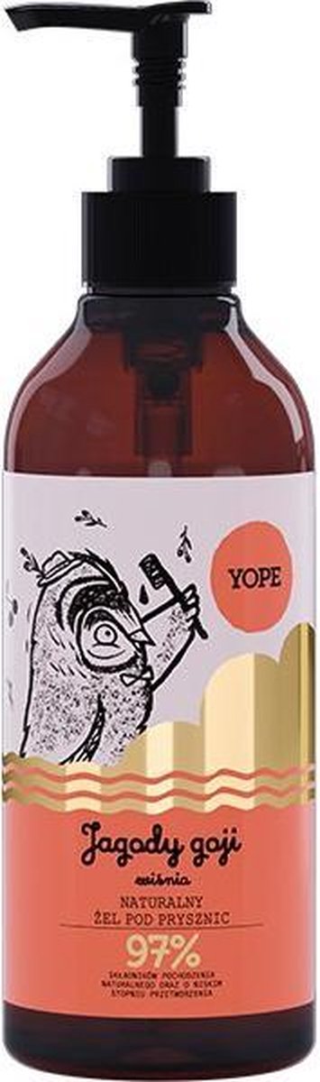 Yope - Natural Gel Under The Shower Berries Goji And Cherry 400Ml