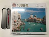King - Grand Canal, Venice, Italy 1000 stukjes | 68 x 49 cm | inclusief unieke en praktische rode, blauw schrijvende laserbalpen in luxe opbergbox.