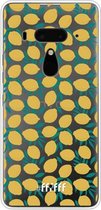 6F hoesje - geschikt voor HTC U12+ -  Transparant TPU Case - Lemons #ffffff