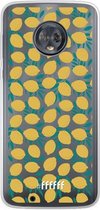 6F hoesje - geschikt voor Motorola Moto G6 -  Transparant TPU Case - Lemons #ffffff