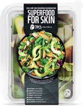 Sheet Mask Pack (7) Superfood: slappe huid en regeneratie nodig (Avocado)7x25ml