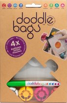 Doddlebags squeeze bags 4 x 200 ml - réutilisables