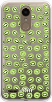 LG K10 (2018) Hoesje Transparant TPU Case - Kiwi's #ffffff