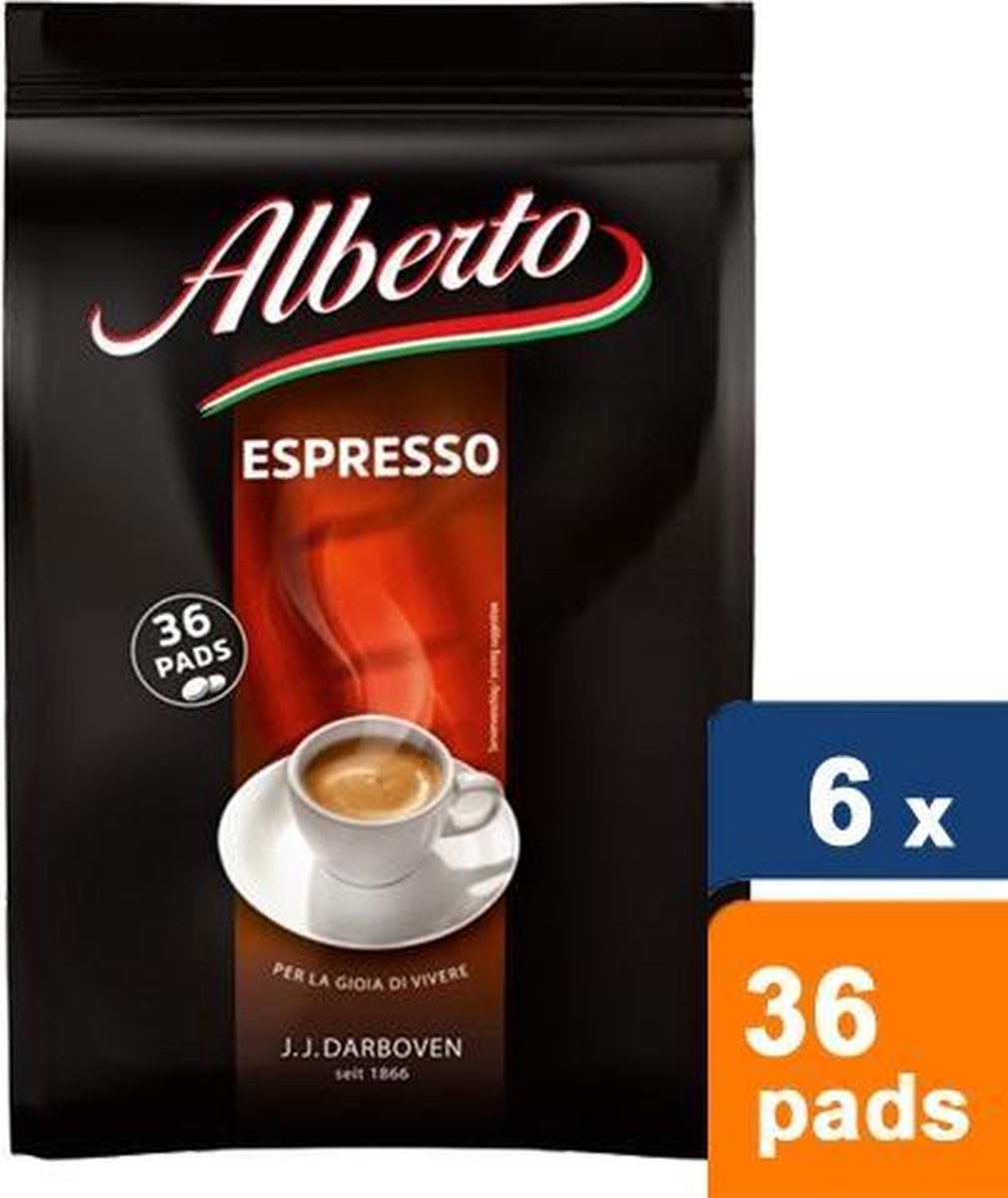 Alberto Espresso koffiepads 36 pads