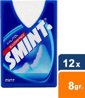 Smint - Menthe Xylitol Sans Sucre - 12x 8 gr