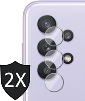 Camera Screenprotector geschikt voor Samsung Galaxy A32 5G - 2x Glas Screen Protector