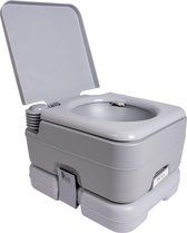 Bo-Camp Draagbaar toilet - Flush - Grijs