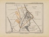 Historische kaart, plattegrond van gemeente Kethel en Spaland in Zuid Holland uit 1867 door Kuyper van Kaartcadeau.com