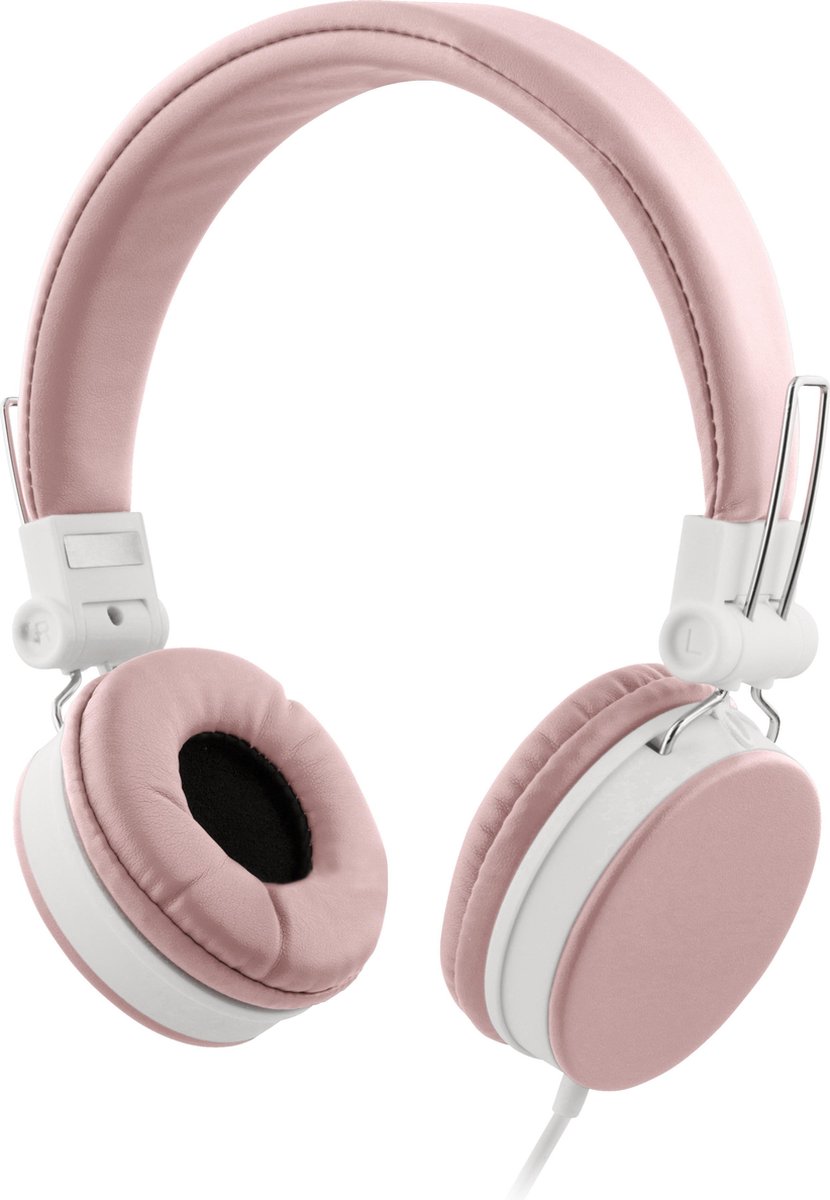 STREETZ HL-W202 Opvouwbare On-ear hoofdtelefoon met microfoon - Roze