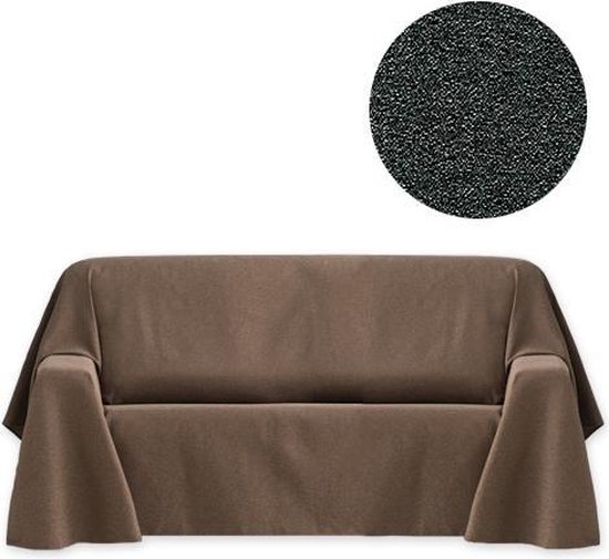 Foto: Belmarti plaid banes 180x270cm grijs luxe jaquard stof blijft uitstekend liggen op je bank 50 katoen en 50 polyester premium kwaliteit uit europa