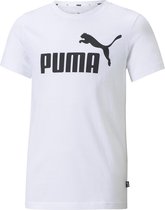 Puma Essential kinder sport t-shirt - Wit - Maat 128