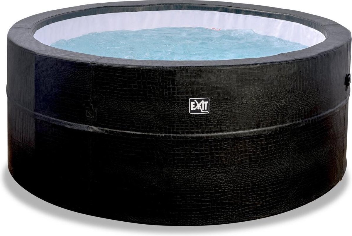 EXIT Leather Premium spa (4 personen) - zwart