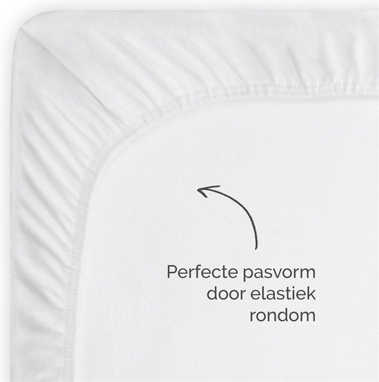 ISleep Molton Hoeslaken Waterdicht - 100% Katoen - L