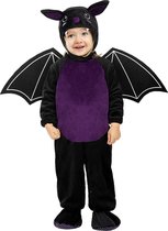FUNIDELIA Vleermuis kostuum voor baby - 0-6 mnd (50-68 cm) - Zwart