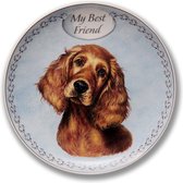 SLC-Wandbord My Best Friend- Cocker Spaniel-hondenkop, figuur