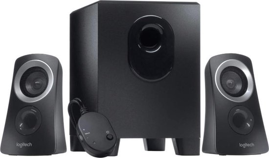 Logitech Z313 - Subwoofer - Speaker - Lichtnet/Plug aansluiting - PC/Laptop - Speakerset voor Pc- PC Computer Speakers - Geluidsboxen