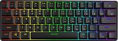 GK61 Keyboard - Qwerty - Mechanisch Gaming Toetsenbord 60% - RGB - USB Type C - Gateron Optical Red - Zwarte Kleur
