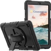 Casecentive Handstrap Pro Hardcase - met handvat - extra beschermend hoesje - Galaxy Tab A7 10.4 (2020) - zwart