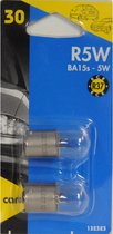 Cartec Lamp kogellamp R5W - 12V 5W - BA15s - 132323 - 2 stuks