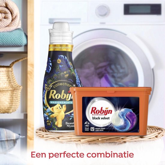 Robijn Black Velvet 3 in 1 Wascapsules - 40 wasbeurten