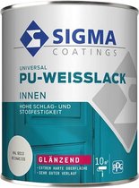 Sigma PU-Weisslack Binnen Hoogglans RAL 9010 750 ml