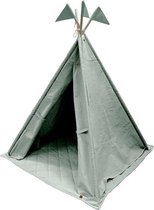 Tipi tent - Overseas - Ice Muntgroen - Met vlaggetjes en speelkleed - Indianentent