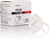 Mondmasker FFP2 met elastiek (wit) Yx135 Eexlnherent | PER 20 stuks!