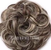 Hairbun XXL Messy Bun Haarstuk Hair Extensions Knot 85gram Blond dark Mix